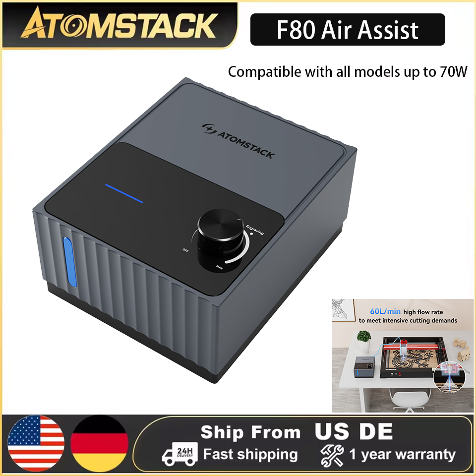 مضخة هواء Atomstack F80 Air As - مراجعة Drone Lidar وسعره